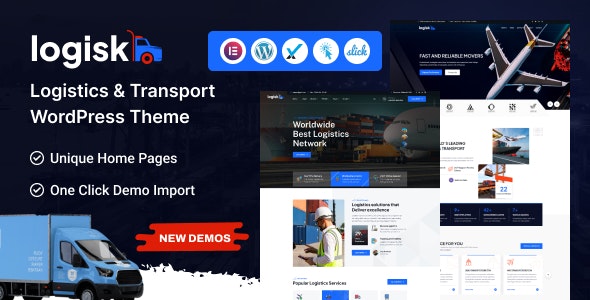 Download Logisk - Transport & Logistics WordPress Theme
