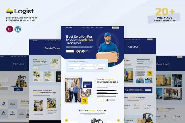 Logist - Logistics And Transport Elementor Pro Template Kit