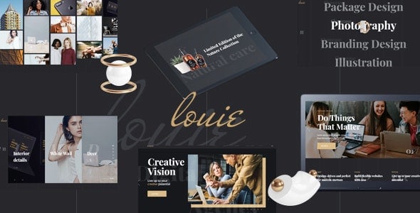 Download Louie - Modern Portfolio Theme for Agencies