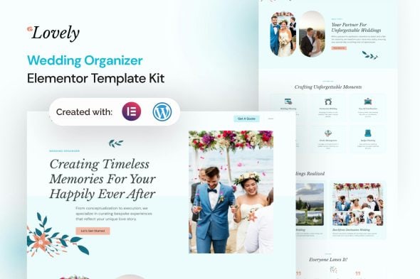 Lovely - Wedding Organizer Elementor Template Kit