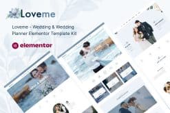 Loveme - Wedding & Wedding Planner Elementor Template Kit