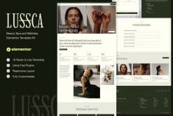Lussca – Beauty Spa & Wellness Elementor Template Kit