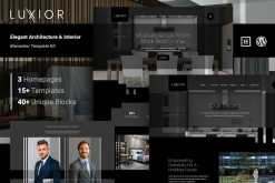 Luxior - Elegant Architecture & Interior Elementor Template Kit