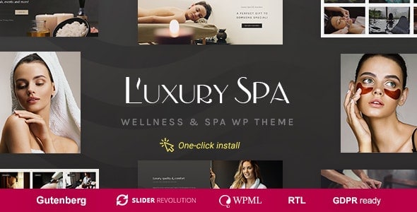 Download Luxury Spa - Wellness and Beauty WordPress Theme