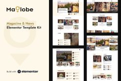 Maglobe - Magazine & News Elementor Template Kit