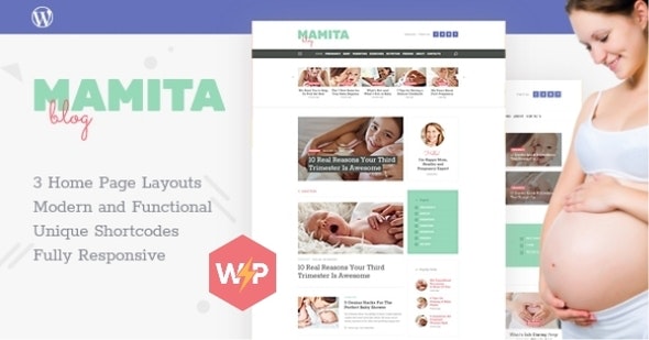 Download Mamita | Pregnancy & Maternity Cinique Blog WordPress Theme