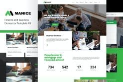 Manice - Business Elementor Template Kit