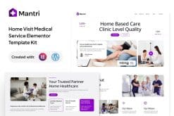 Mantri – Home Visit Medical Service Elementor Template Kit