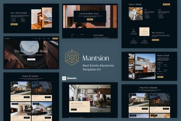 Mantsion - Real Estate Elementor Template Kit