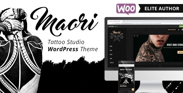 Download Maori - Tattoo Studio WordPress Theme