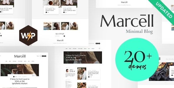 Download Marcell | 20+ Layouts Multi-Concept Personal Blog & Magazine WordPress Theme