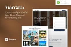 Marriata - Hotel & Resort Elementor Template Kit