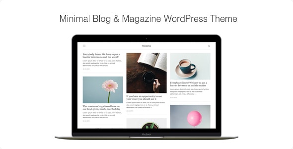 Download Maxima - Minimal Blog & Magazine WordPress Theme
