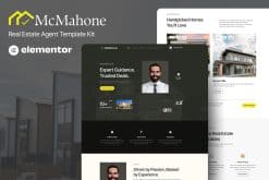 McMahone – Real Estate Agent Elementor Template Kit