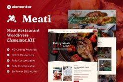 Meati - Meat Restaurant Elementor Template Kit