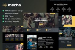 Mecha - Car Repair & Auto Service Elementor Template Kit