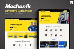 Mechanik - Car Repair & Auto Services Elementor Template Kit