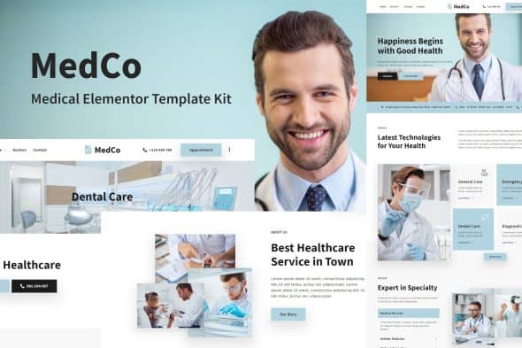 Medco - Medical Elementor Template Kit