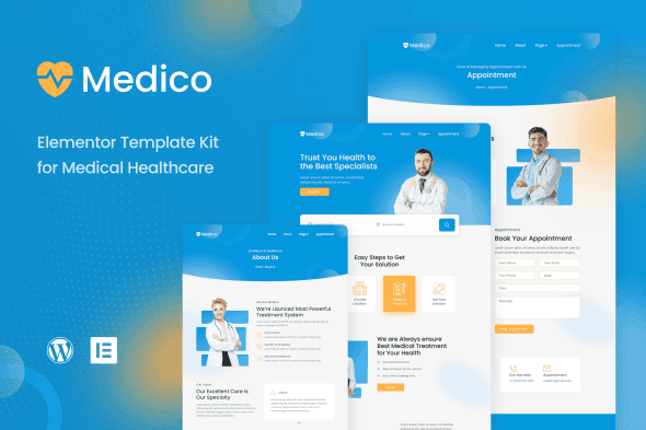 Medico - Medical & Healthcare Elementor Template Kit