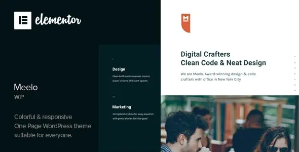 Download Meelo - Corporate One Page WordPress Theme