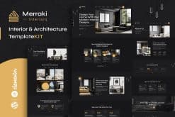 Merraki - Interiors & Architecture Elementor Template Kit