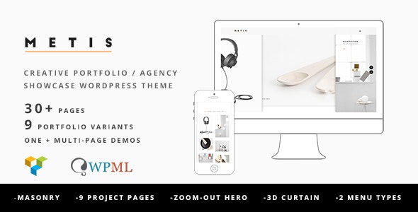 Download Metis - Portfolio / Agency WordPress Theme