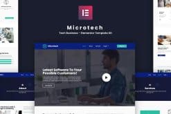 Microtech - Tech Business Elementor Template Kit