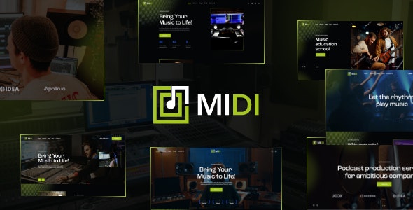 Download Midi - Sound & Music Production WordPress Theme