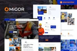 Migor - Engineering & Industrial Elementor Template Kit