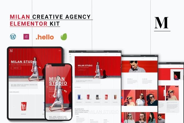 Milan - Creative Agency Elementor Template Kit