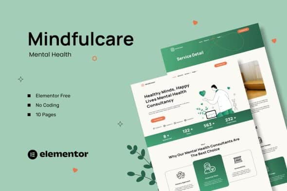 Mindfulcare - Mental Health Consultant Template Kits