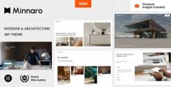 Minnaro– Interior Design and Architecture WordPress Theme