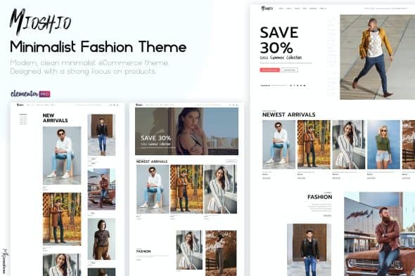 Mioshio - Fashion eCommerce Elementor Template Kit