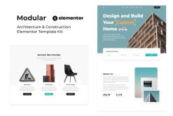 Modular - Architecture & Construction Elementor Template Kit