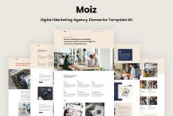 Moiz - Digital Marketing Agency Elementor Template Kit