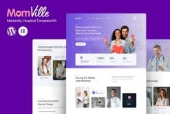 MomVille - Maternity Hospital Elementor Kit Template