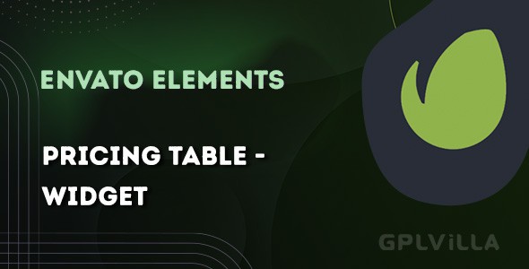 Month – Annual Pricing Table Widget For Elementor - GPLVilla
