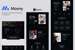 Moony - Finance & Investment Elementor Template Kit