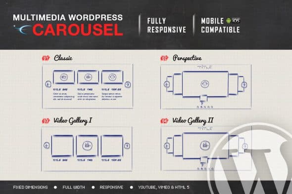 Download Multimedia Responsive Carousel - WordPress Plugin GPL WordPress Plugin
