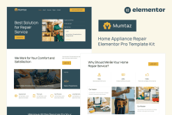 Mumtaz – Home Appliance Repair Elementor Pro Template Kit