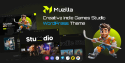 Download Muzilla - Creative Indie Game Studios WordPress Theme GPL WordPress Plugin