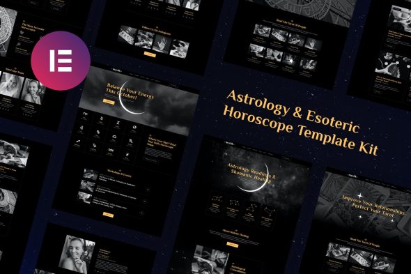 Mystik | Astrology & Esoteric Horoscope Elementor Template Kit