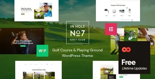 Download N7 | Golf Club & Course Sports & Events WordPress Theme
