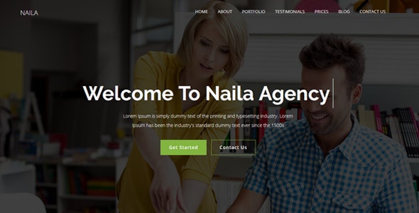 Download Naila - One Page MultiPurpose WordPress Theme