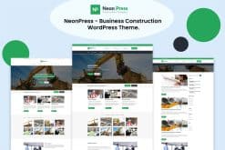 Download NeonPress - Business Construction WordPress Theme GPL WordPress Plugin