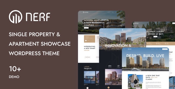 Download Nerf - Single Property WordPress Theme
