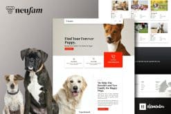 NeuFam - Dog Breeder & Kennel Club Elementor Template Kit