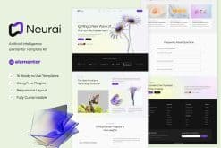 Neurai - Artificial Intelligence Elementor Template Kit