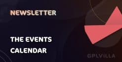 Download Newsletter - The Events Calendar Addon WordPress Plugin GPL