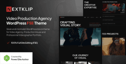 Download Nextklip – Video Production Agency Gutenverse FSE WordPress Block Theme GPL WordPress Plugin